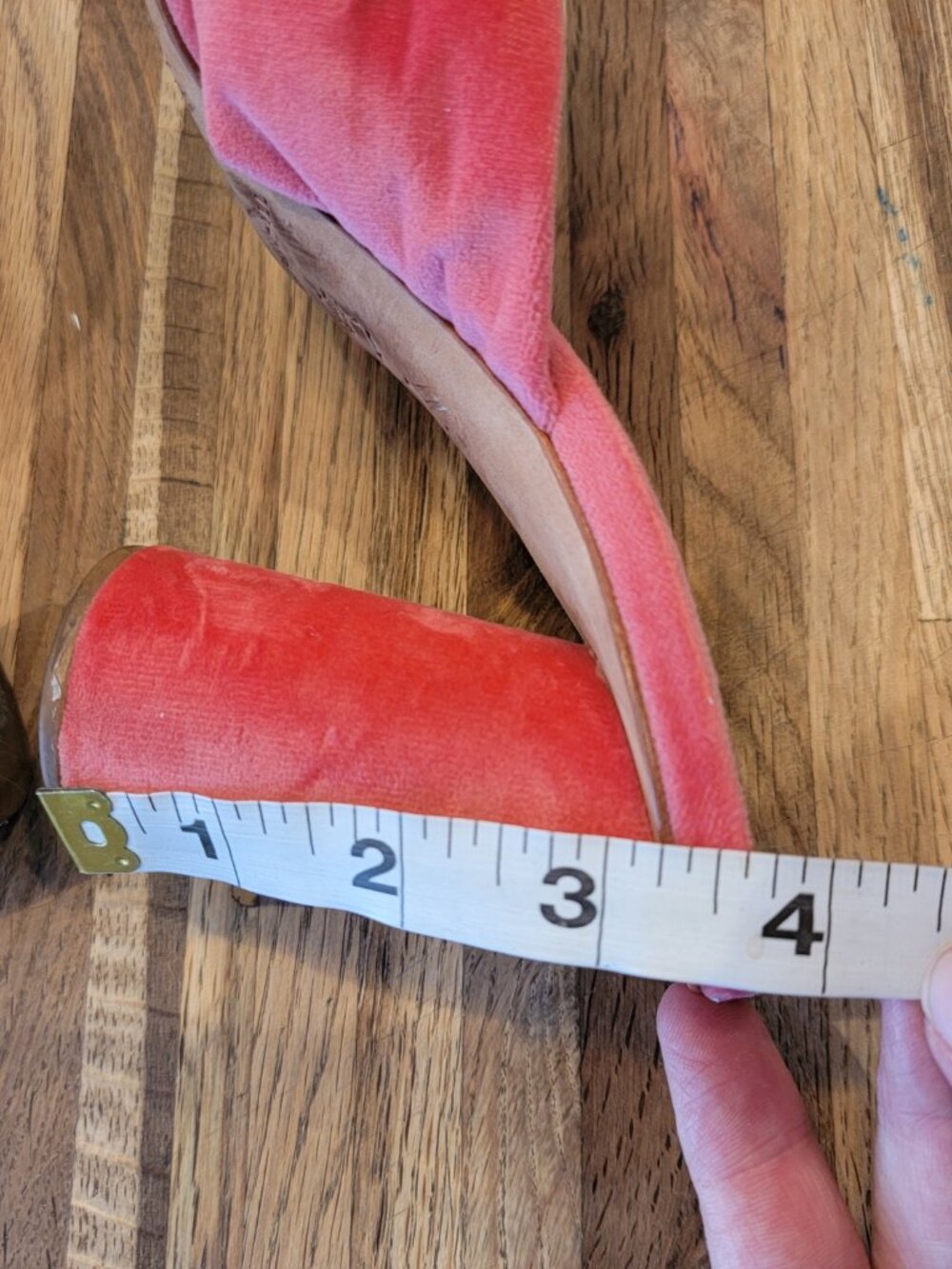 Loeffler Randall Pink Coco Knotted Velvet Heels/Mule Sandal - Picture 10 of 15